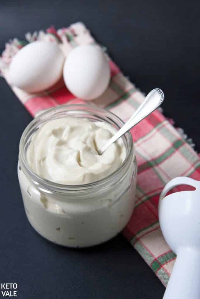 Keto Homemade Mayonnaise Low Carb Recipe Keto Vale