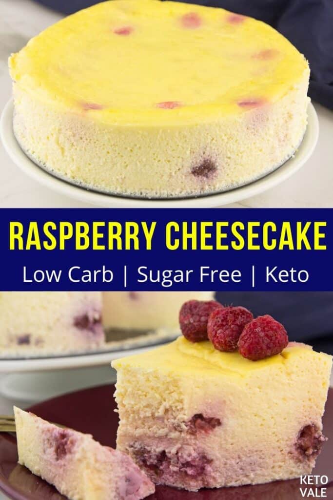keto raspberry cheesecake