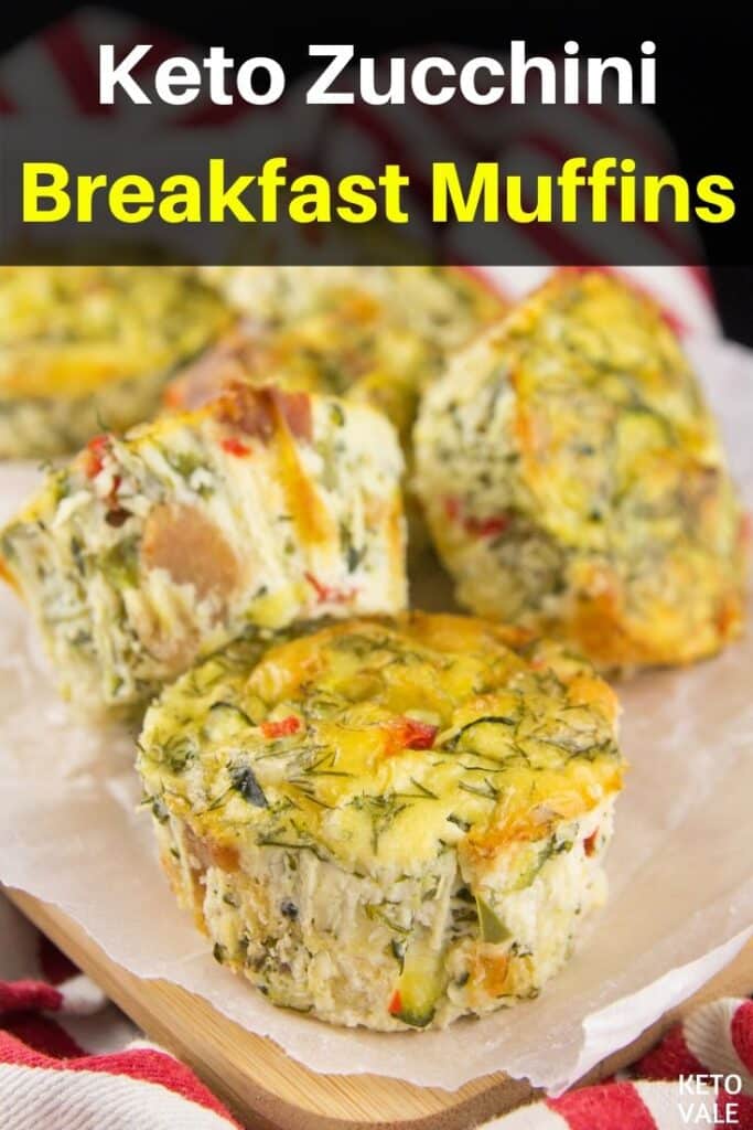 keto zucchini muffins