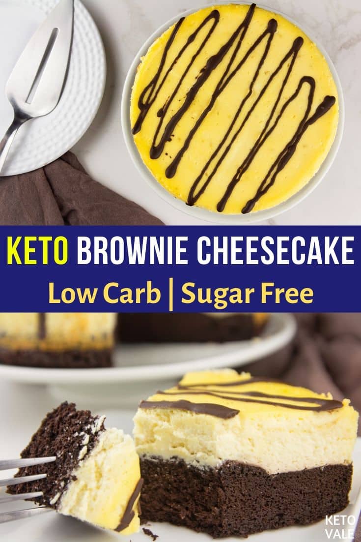 low carb brownie bottom cheesecake