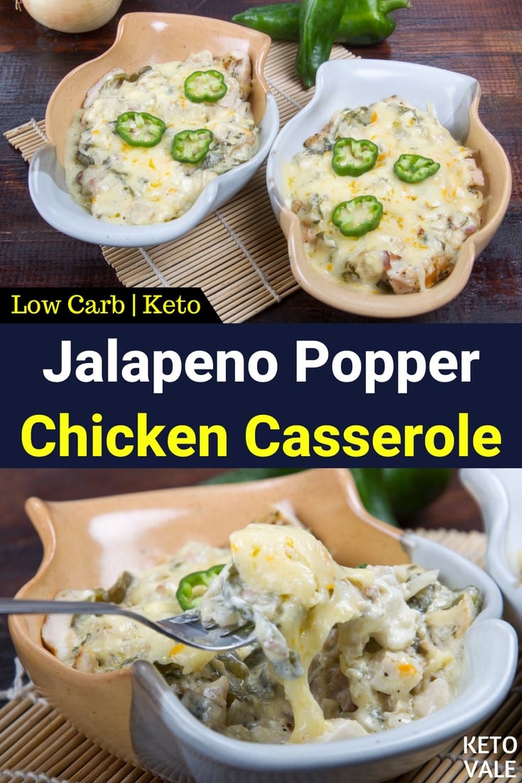 low carb jalapeno chicken casserole