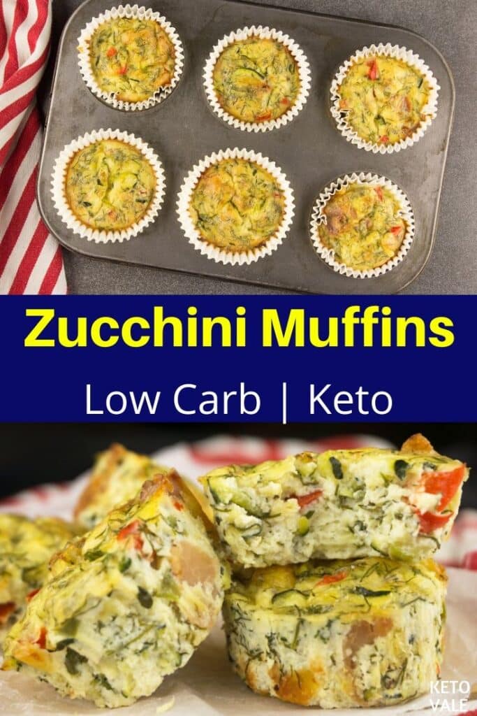 low carb zucchini muffins