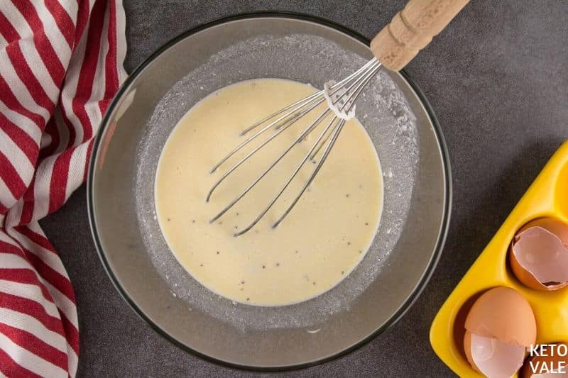 mix egg sour cream mustard mayo