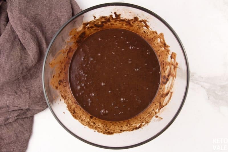 prepare brownie layer