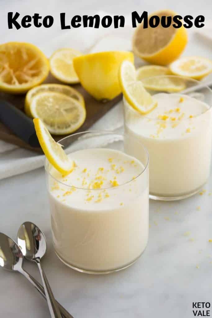 sugar free lemon mousse