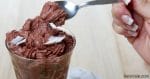 Chocolate Mousse with Coconut Flakes