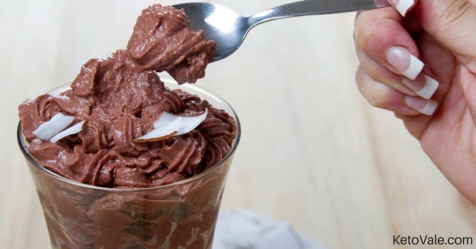 Keto Coconut Milk Chocolate Mousse Low Carb Recipe | KetoVale