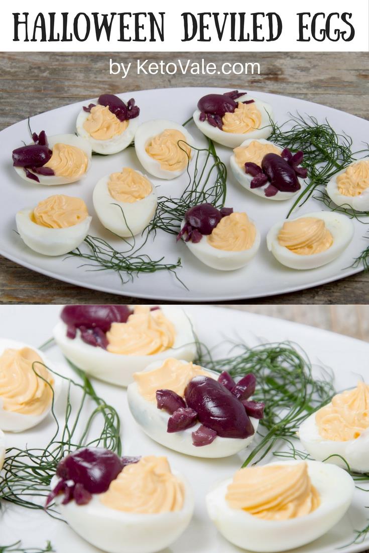 Halloween Deviled Eggs