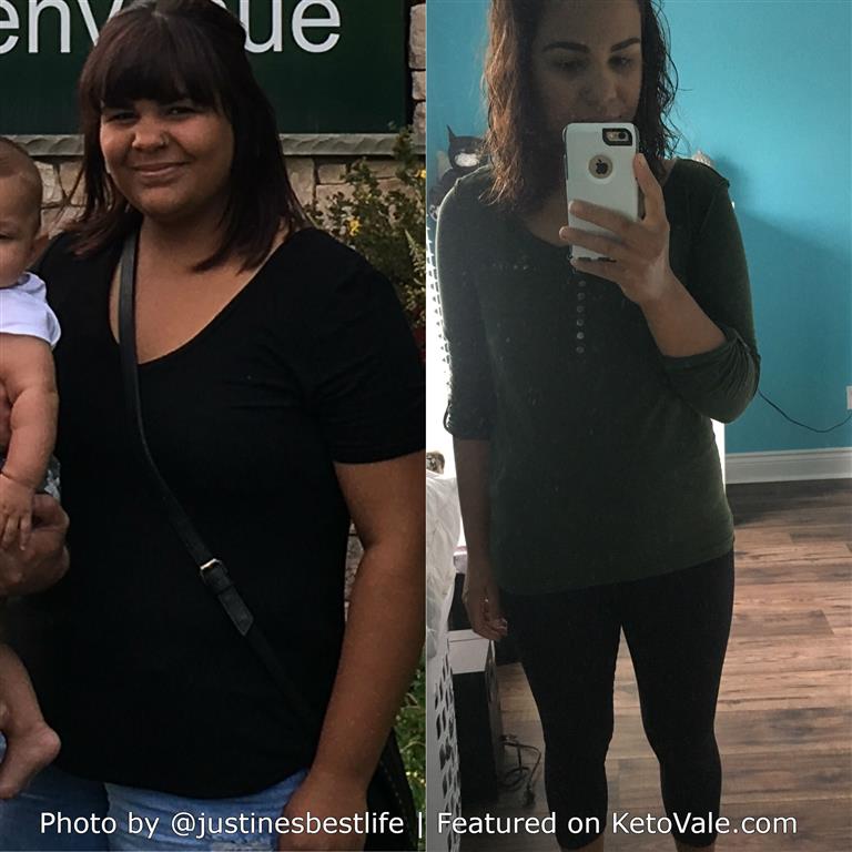 Justine’s weight loss