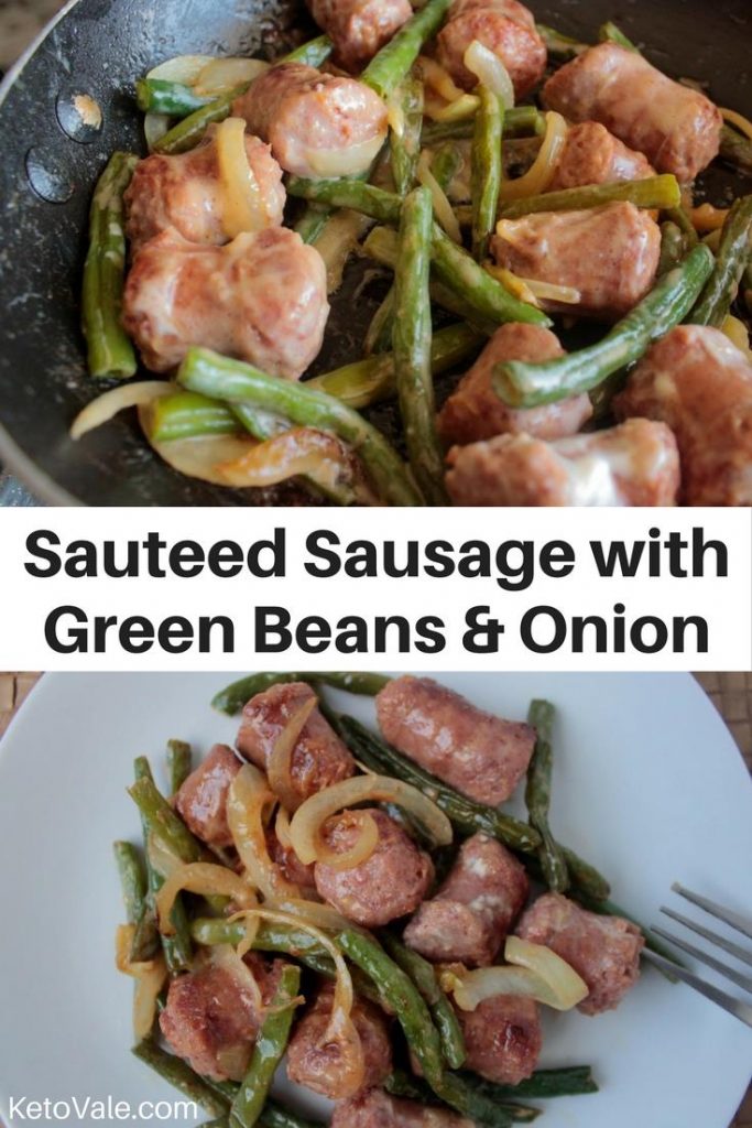 Keto Sausage Stir Fry with Green Beans KetoVale