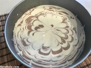Making cheesecake batter