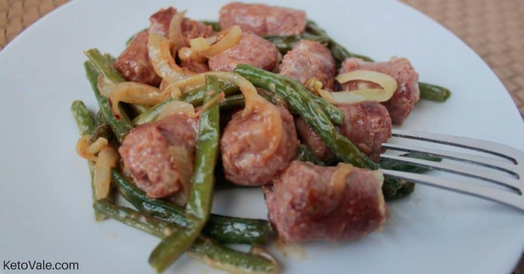 Sauteed Sausage with Green Bean