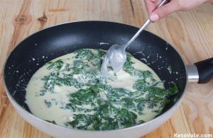 Spinach and Cheese filling