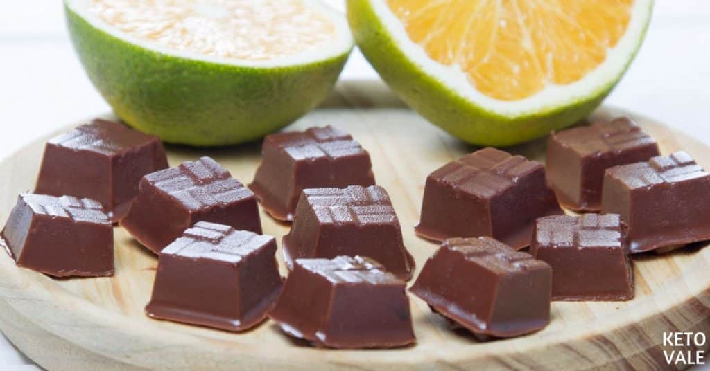 Orange chocolate fat bombs