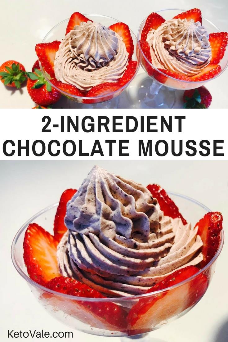 2-Ingredient Chocolate Mousse Recipe