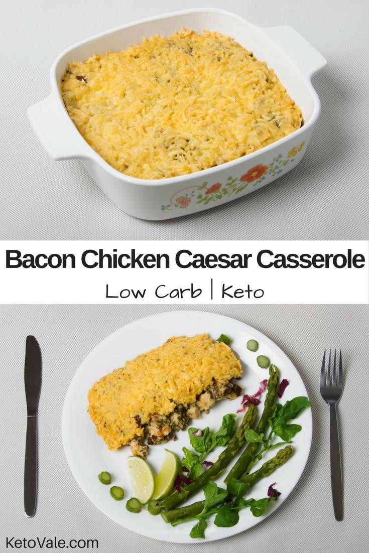 Bacon Chicken Caesar Casserole Recipe