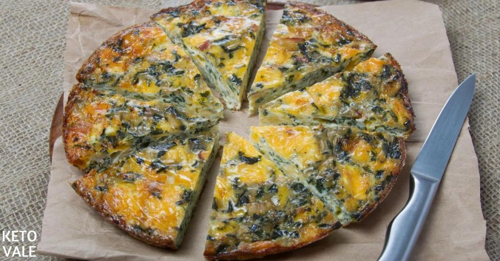 Crustless Spinach Quiche
