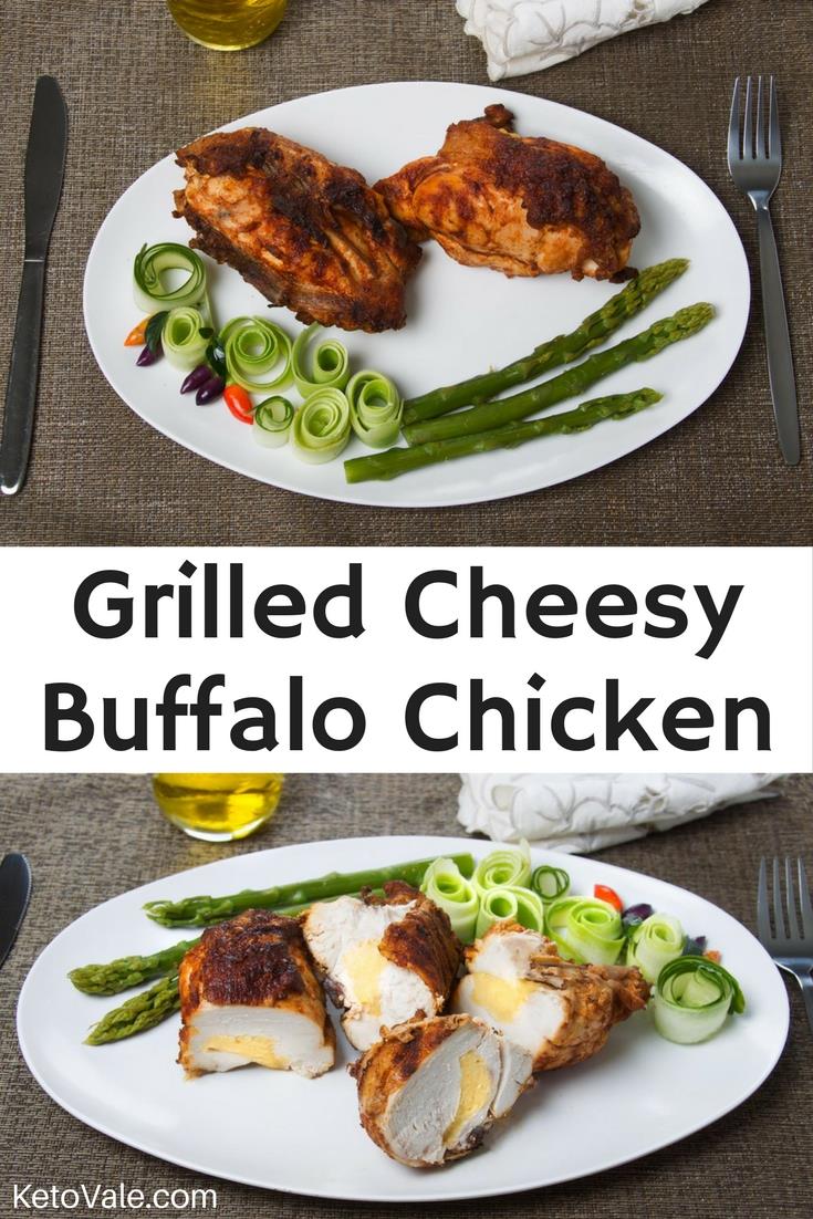 Grilled Cheesy Buffalo Chicken Recipe