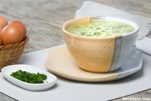 Keto Stracciatella Soup