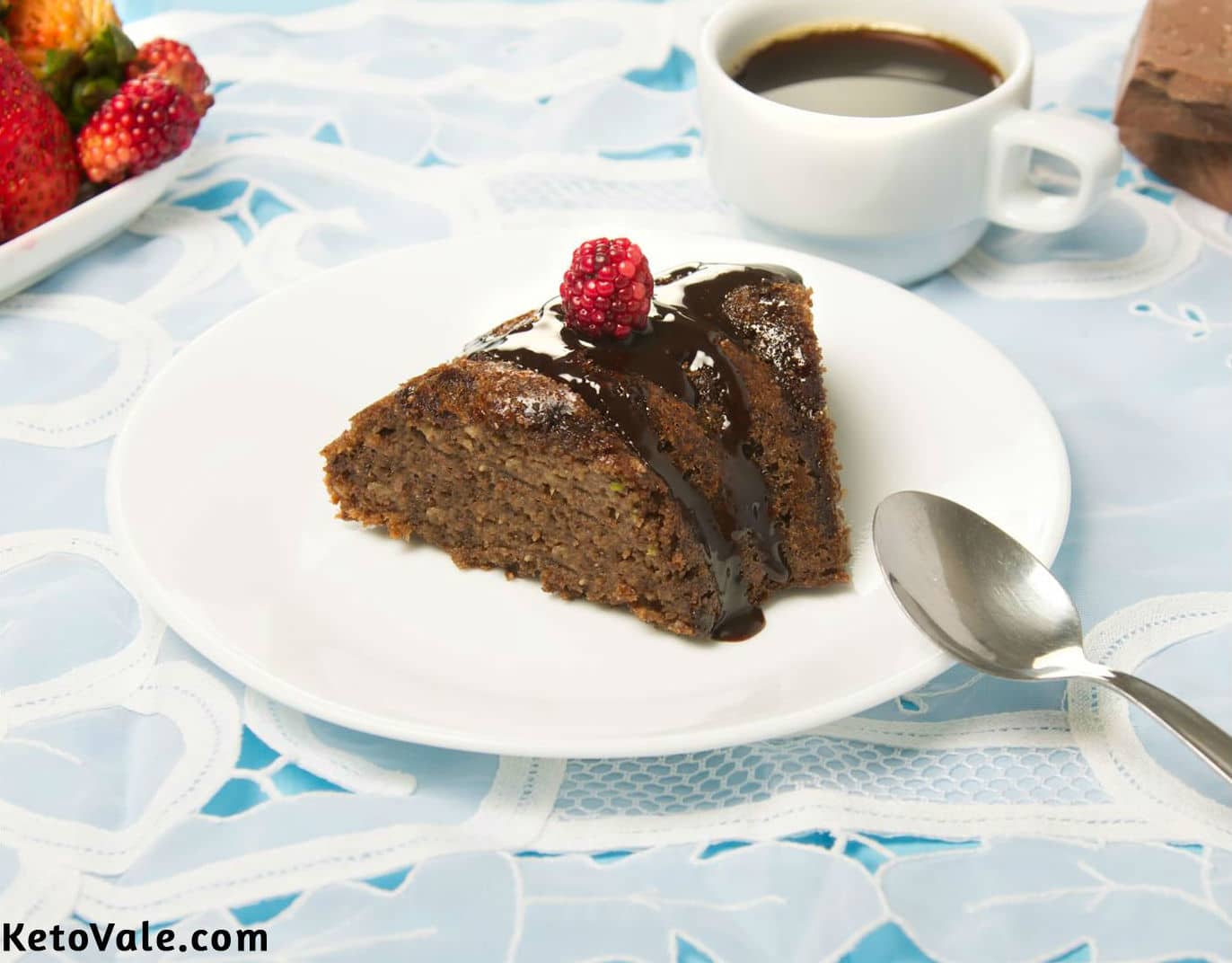 Keto Zucchini Chocolate Cake