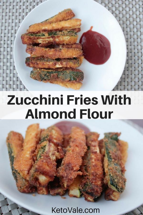Keto Zucchini Fries With Almond Flour Low Carb Recipe KetoVale