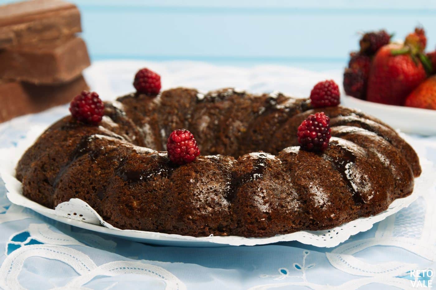 Keto Zucchini Chocolate Cake - Moist and Tasty | KetoVale