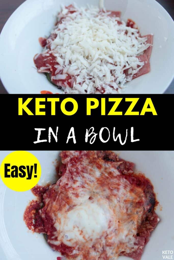 keto pizza in a bowl recipe