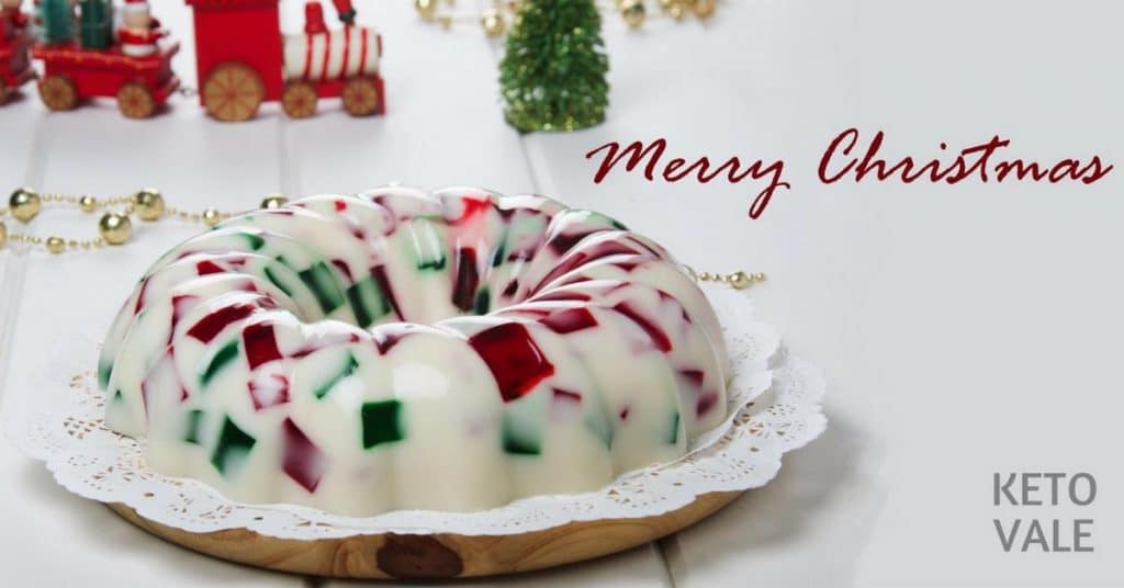 Low Carb Christmas Gelatin Ring