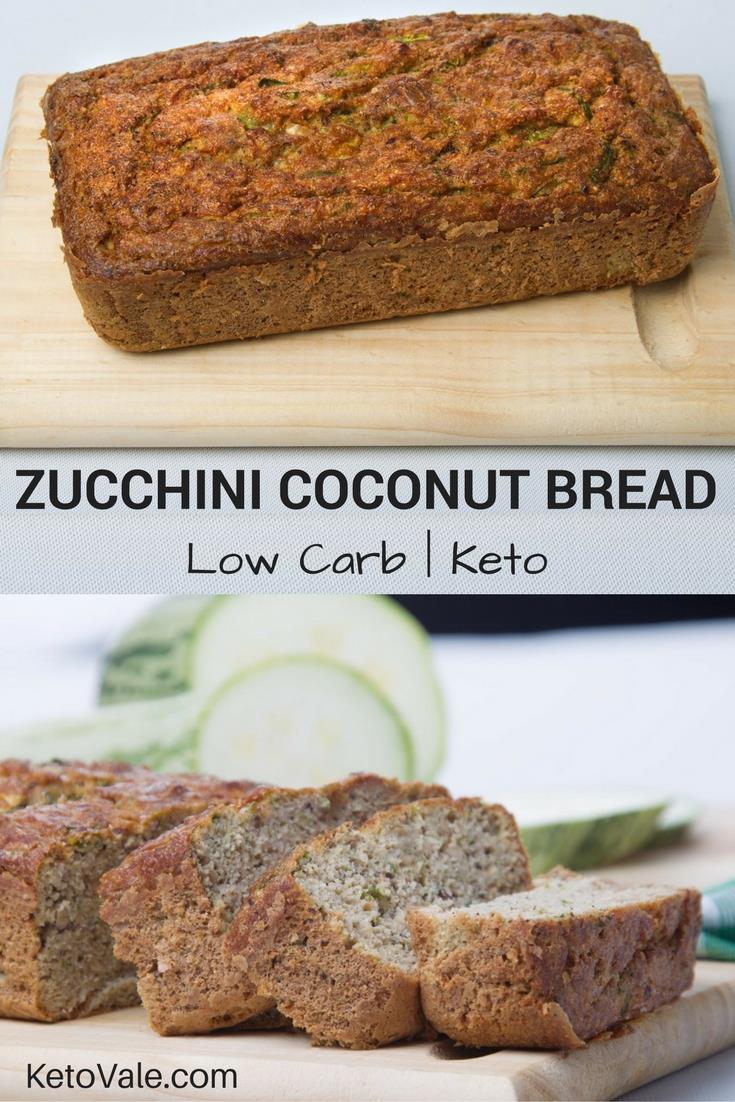 Keto Coconut Zucchini Bread