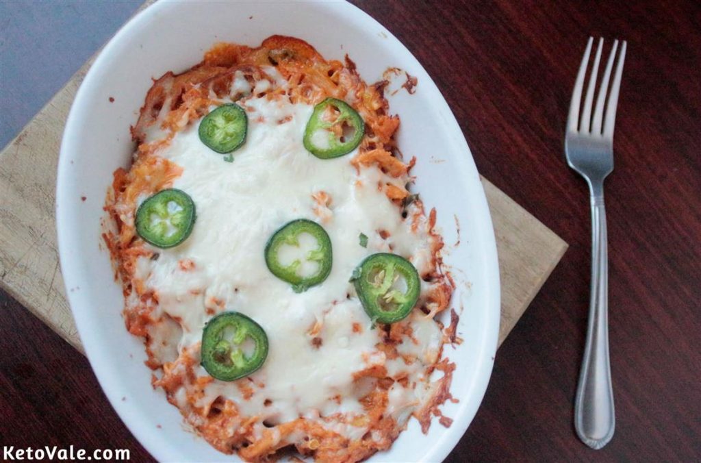 Keto Mexican Chipotle Chicken Casserole