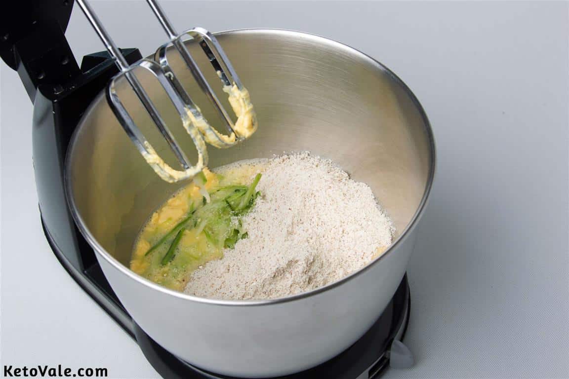 Whisking egg in batter