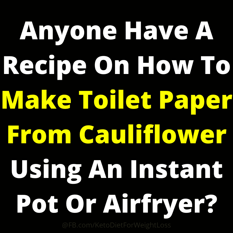 toilet cauliflower