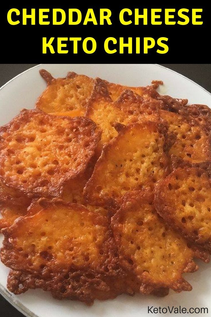 Cheddar Cheese Keto Chips