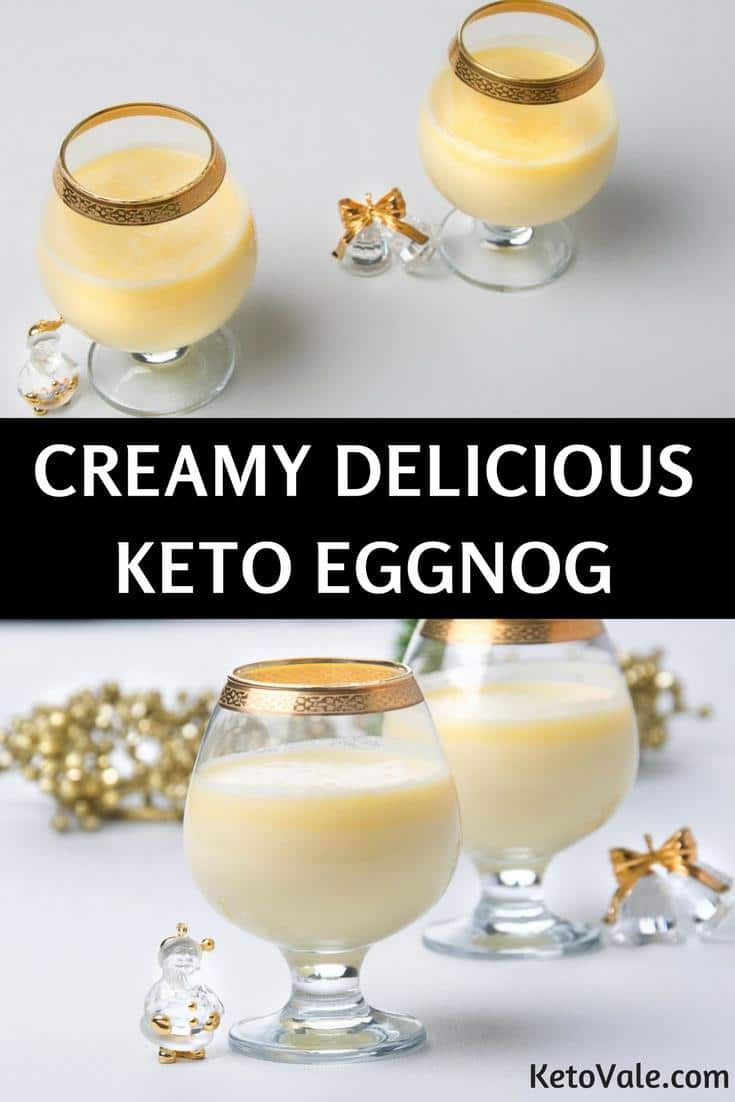 Creamy Delicious Keto Eggnog