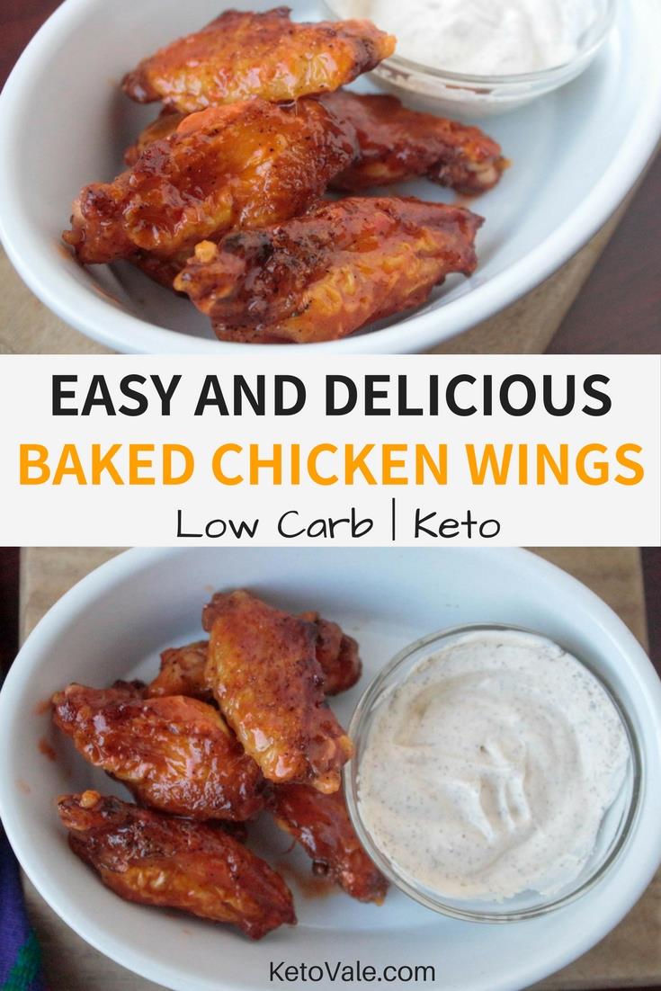 Keto Baked Chicken Wings