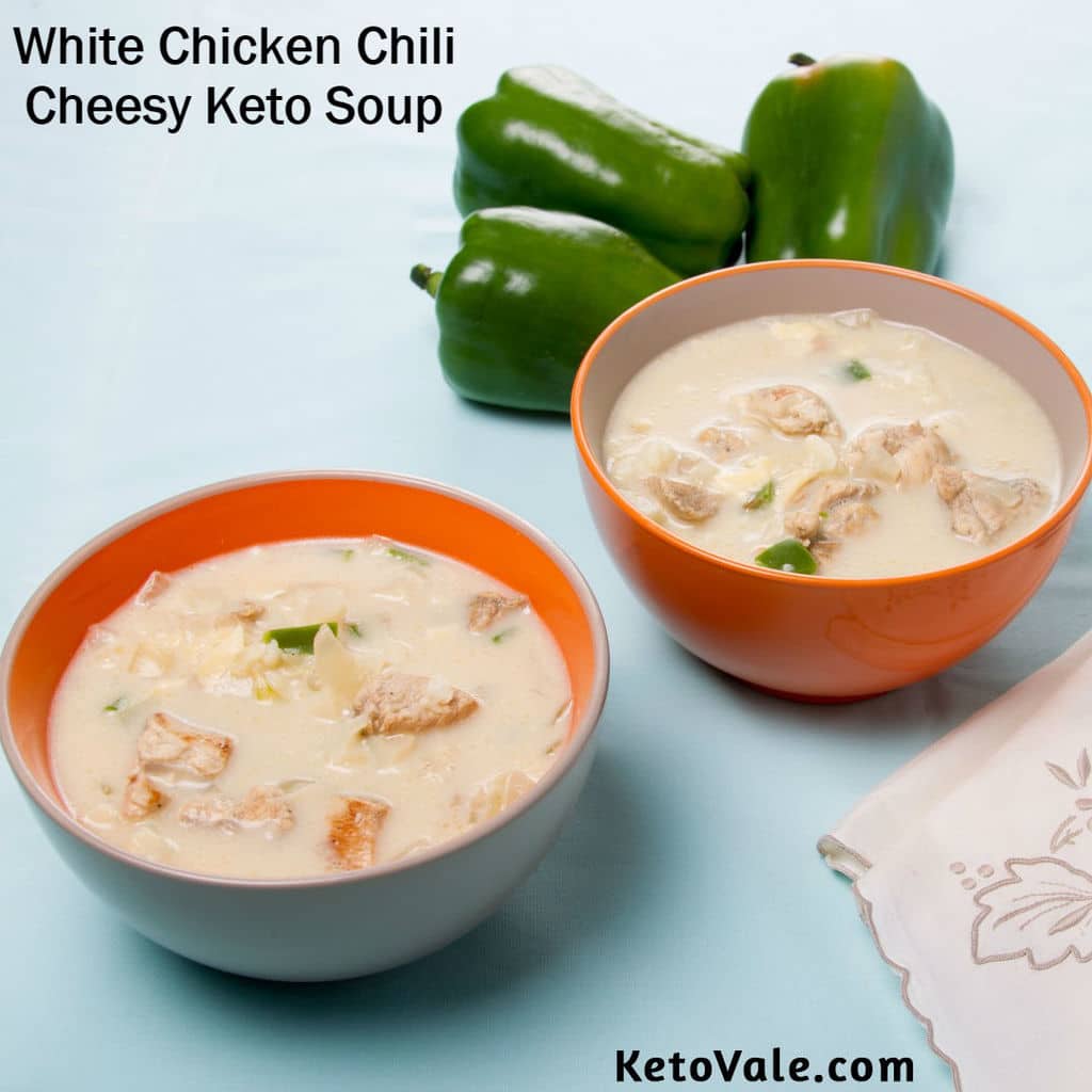 Keto White Chicken Chili