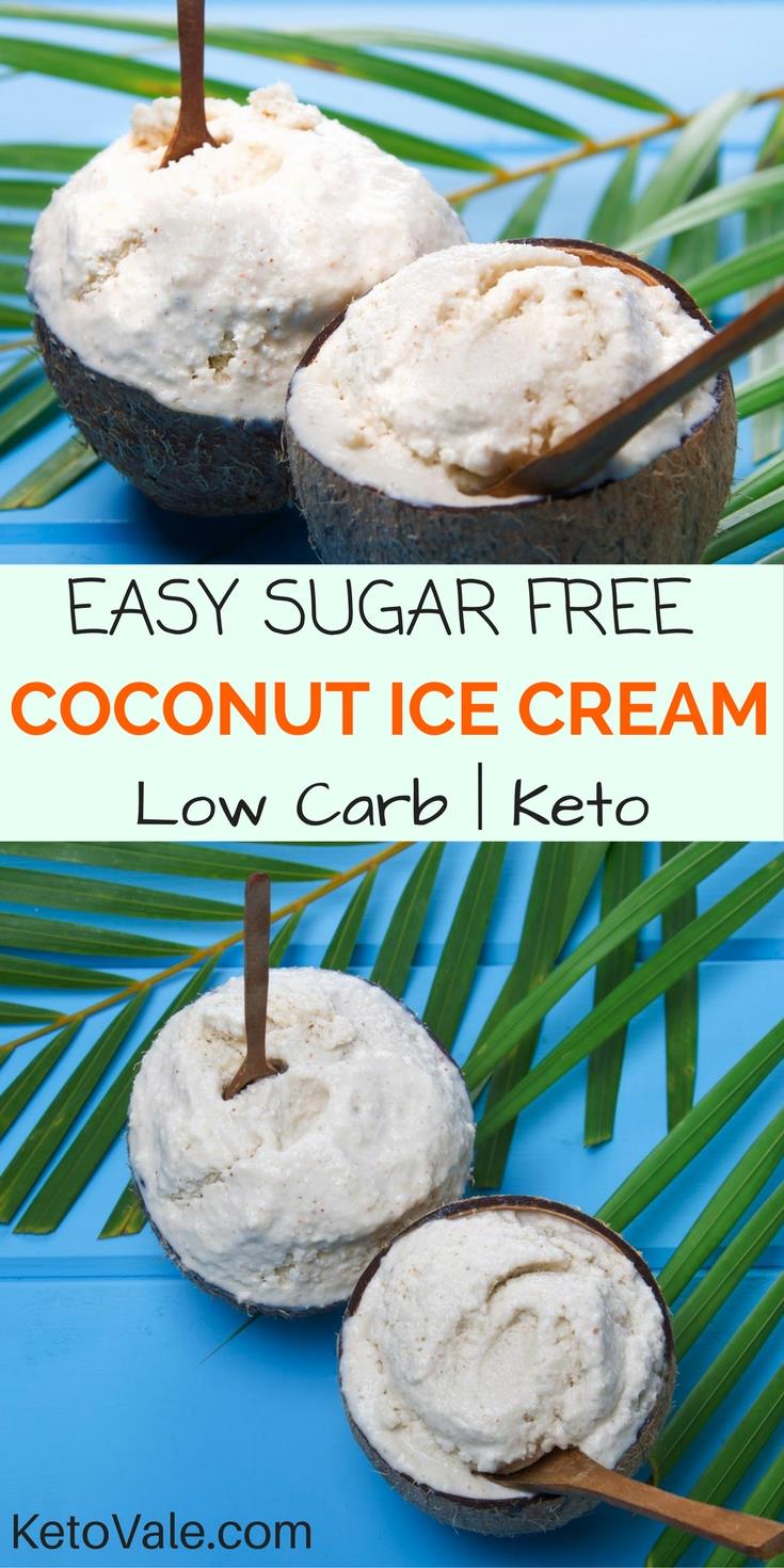 Low Carb Coconut Ice Cream