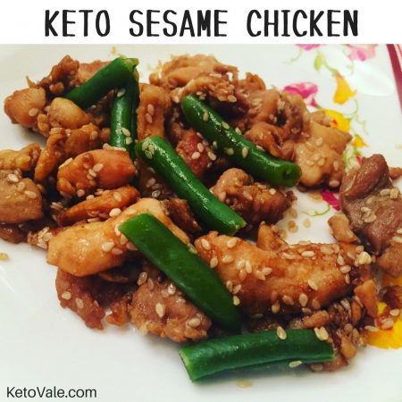 Effortless Keto Sesame Chicken Low Carb Recipe | KetoVale