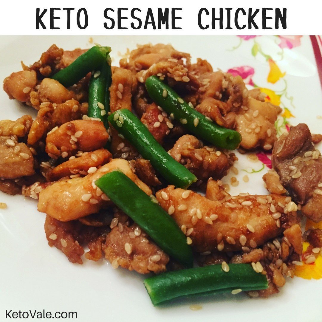 Keto Sesame Chicken Recipe