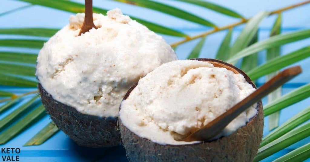 Sugar Free Coconut Ice Cream