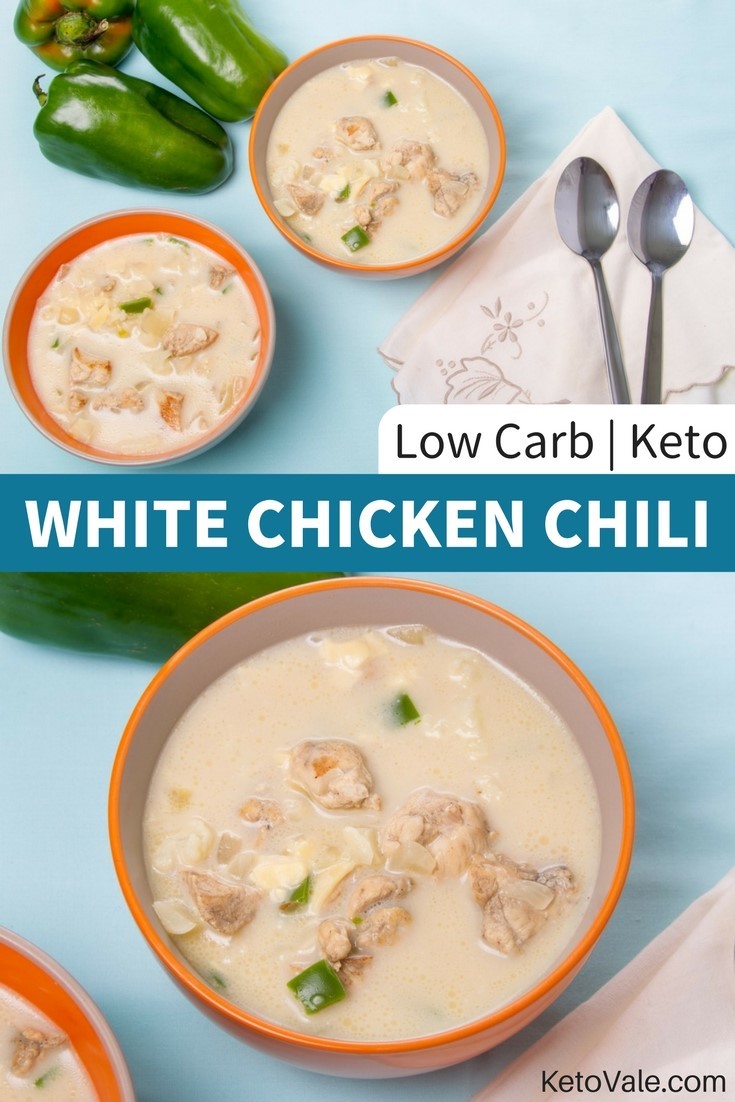 Low Carb White Chicken Chili Soup Recipe