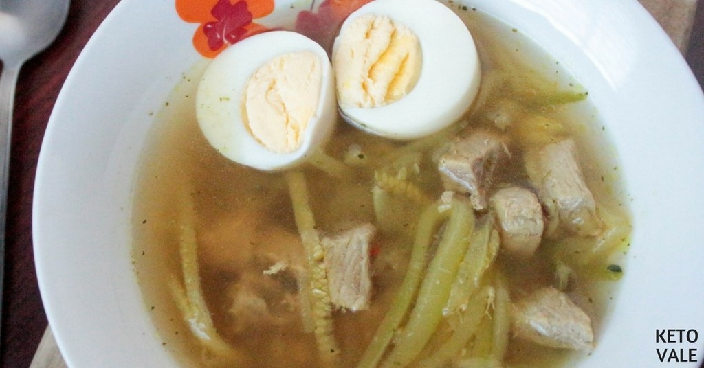 Zucchini Pork Ramen Soup