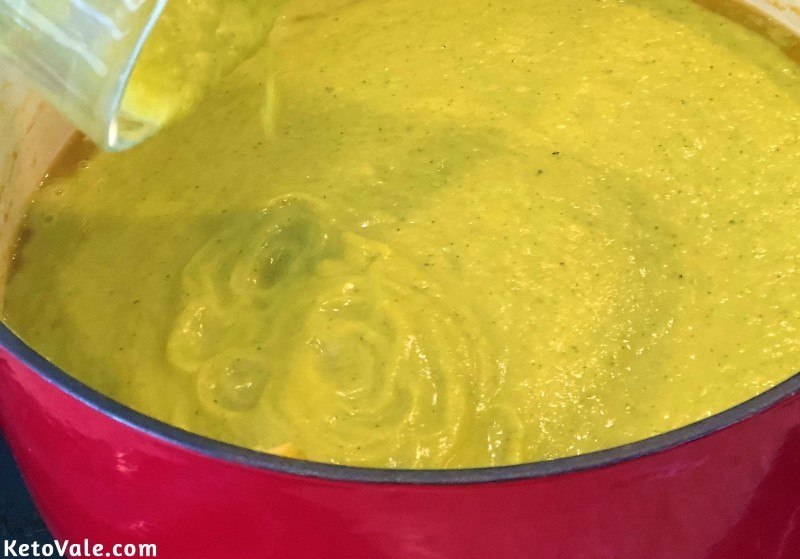 Blend all vegetables into soup