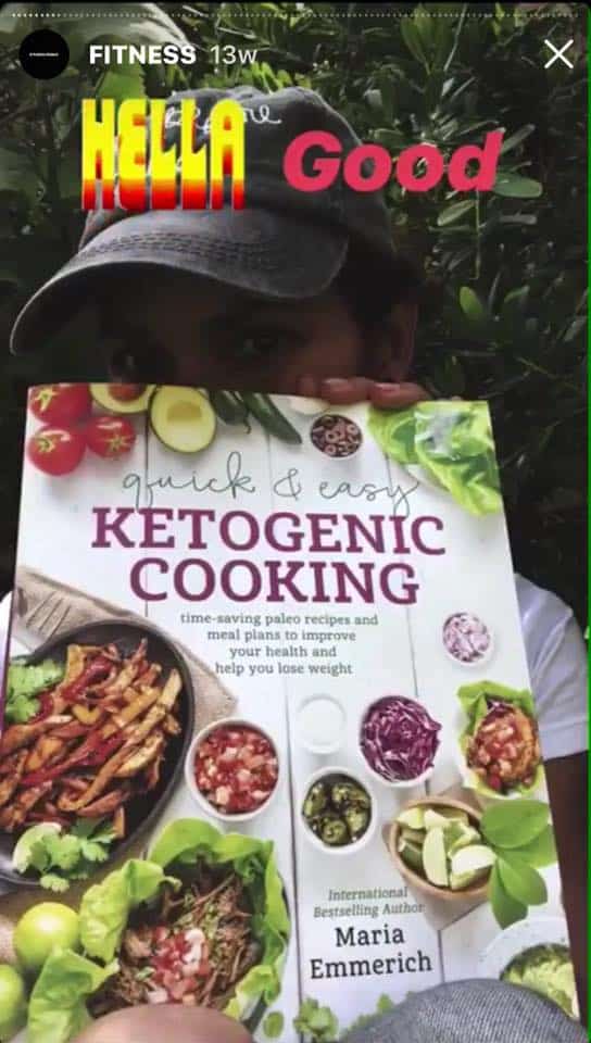 Halle Berry keto book