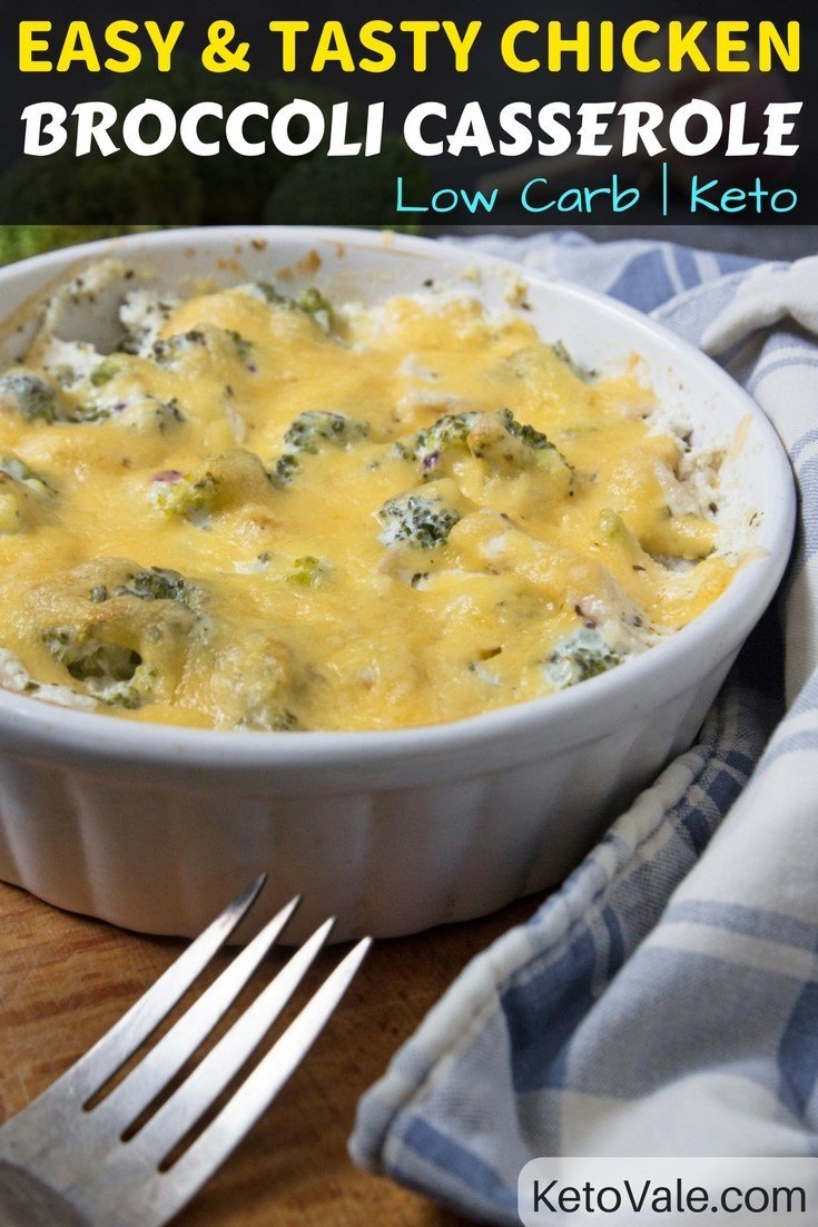 Keto Chicken Broccoli Casserole