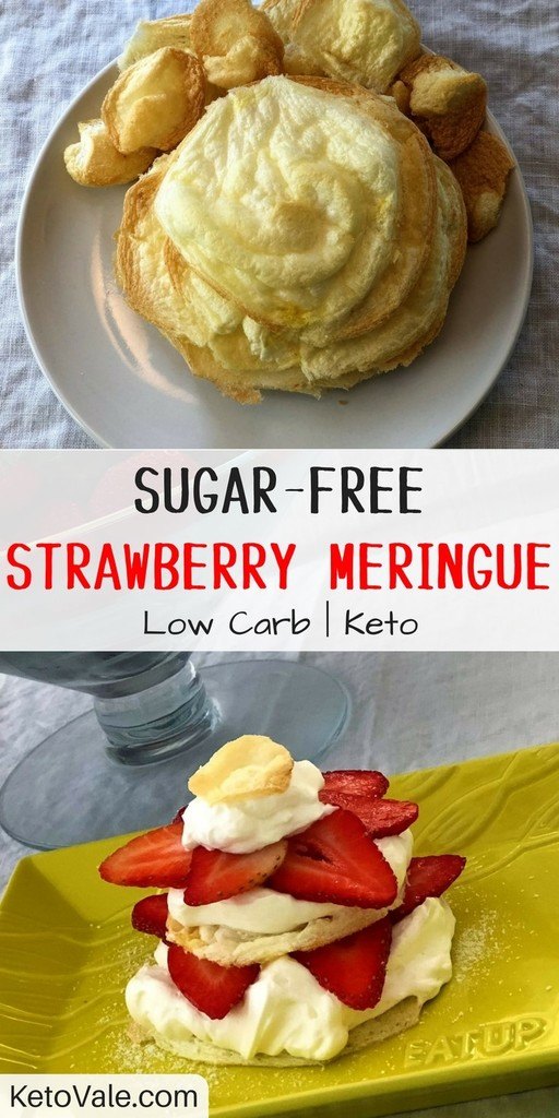Sugar-Free Strawberry Meringue Recipe