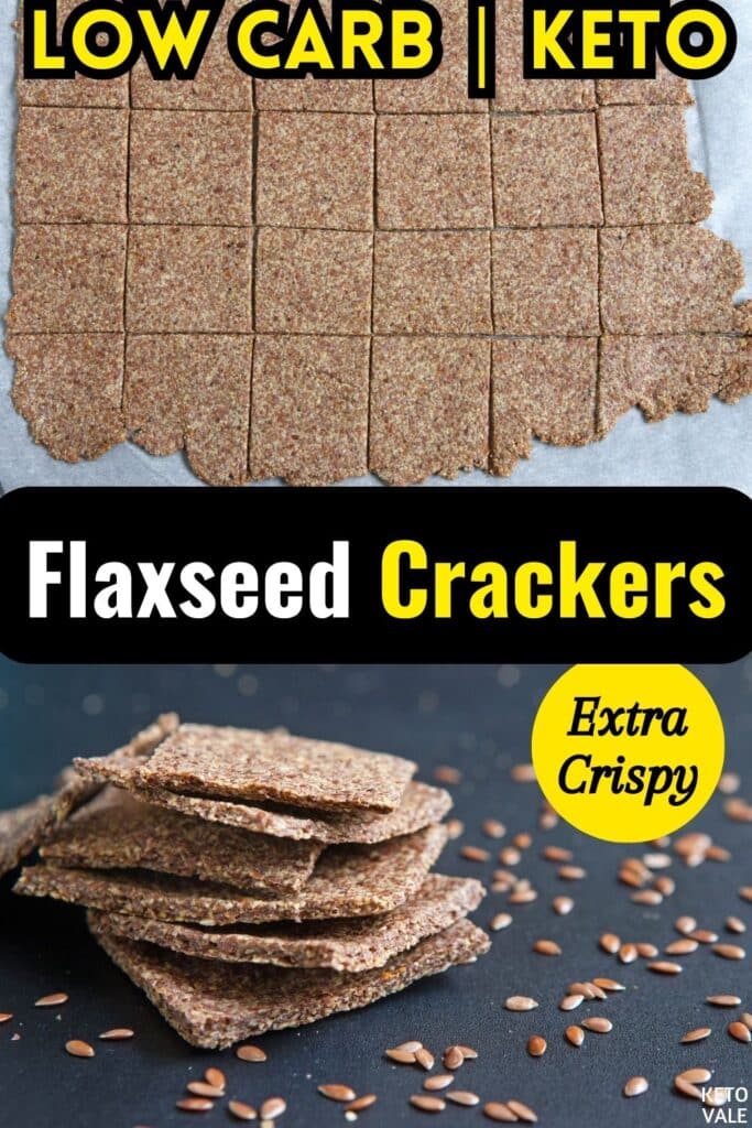 keto flaxseed crackers