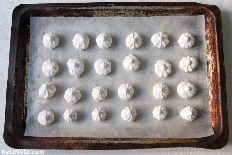 Baking Meringue Cookies