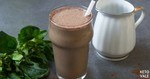 Chocolate Raspberry Spinach Green Smoothie