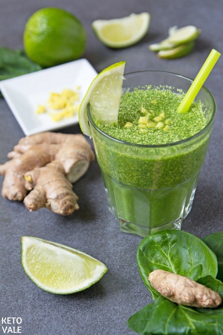 Dairy Free Ginger Green Smoothie